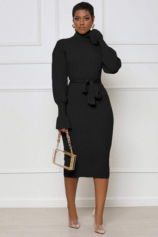 LONG MAXI SWEATER DRESS
