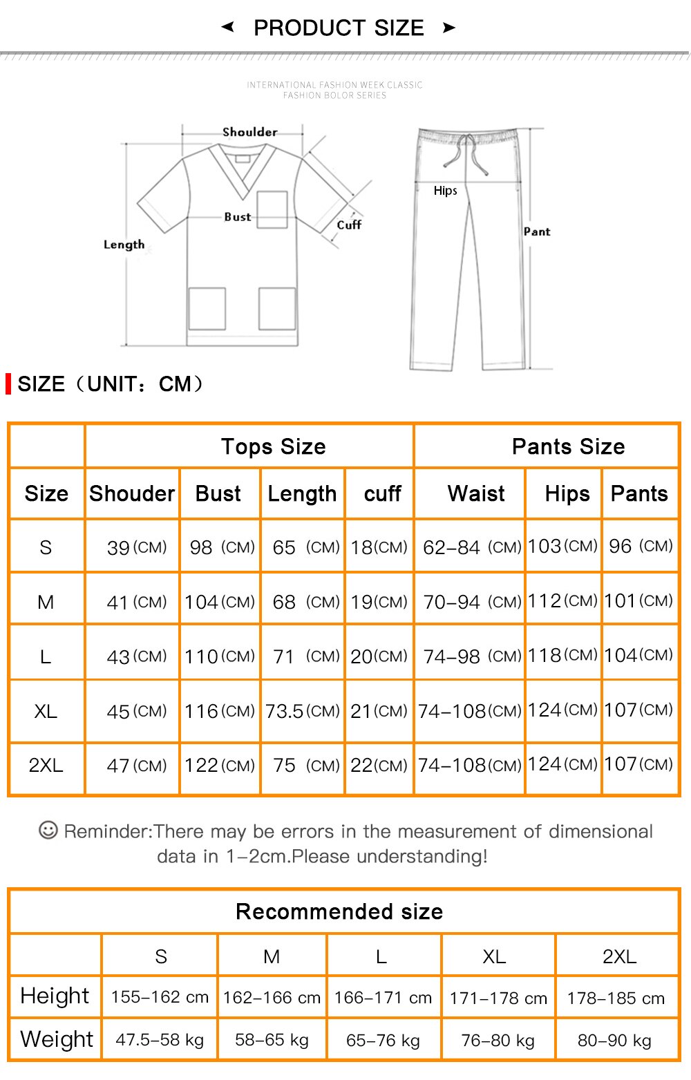 Thin and Light Medical Surgical Scrub Set