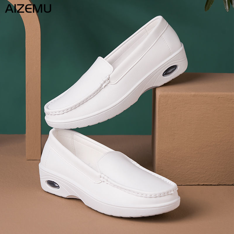 Non-Slip Soft Breathable White Nurse Shoes - My Store