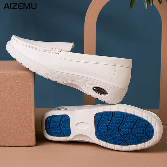 Non-Slip Soft Breathable White Nurse Shoes - My Store