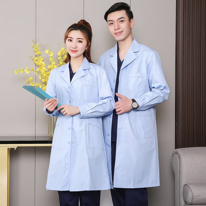 Doctors and Nurses Long Sleeve Blue Lab Coat