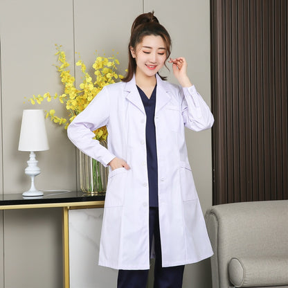 Doctors and Nurses Long Sleeve Blue Lab Coat