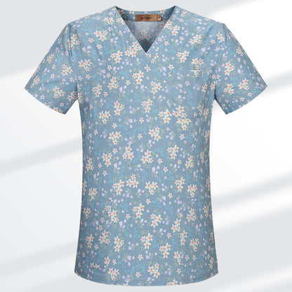 High Quality Cartoon Printing Working Scrubs