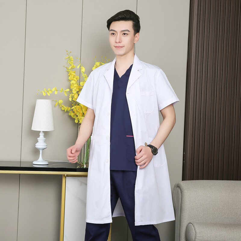 Doctors and Nurses Long Sleeve Blue Lab Coat