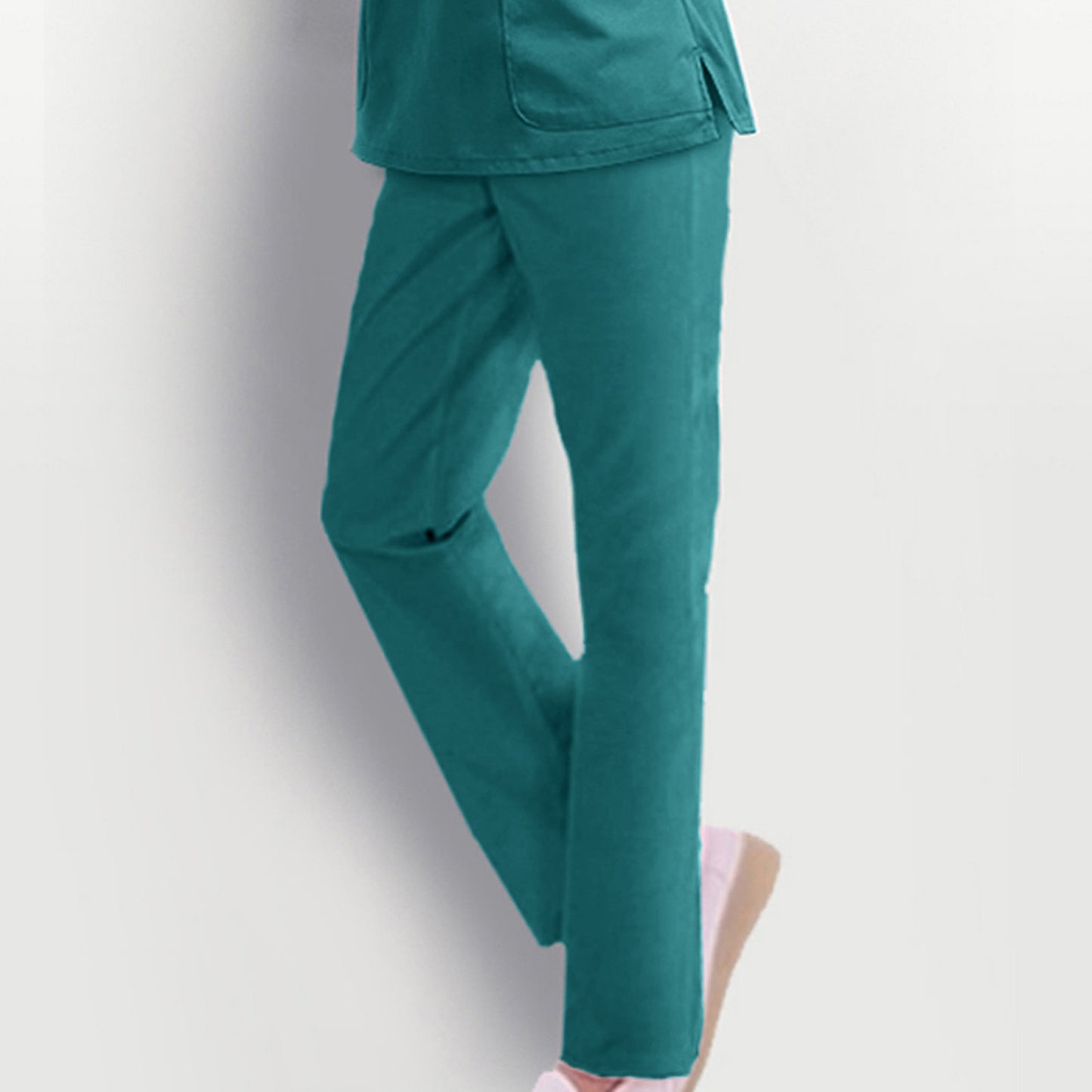 Nurse High Waist Uniform Casual Pants Scrub Uniform