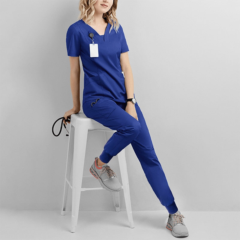 Ultra Soft Stretch Uniforms Top With Jogger Pants - My Store