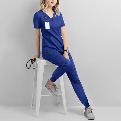 Ultra Soft Stretch Uniforms Top With Jogger Pants - My Store