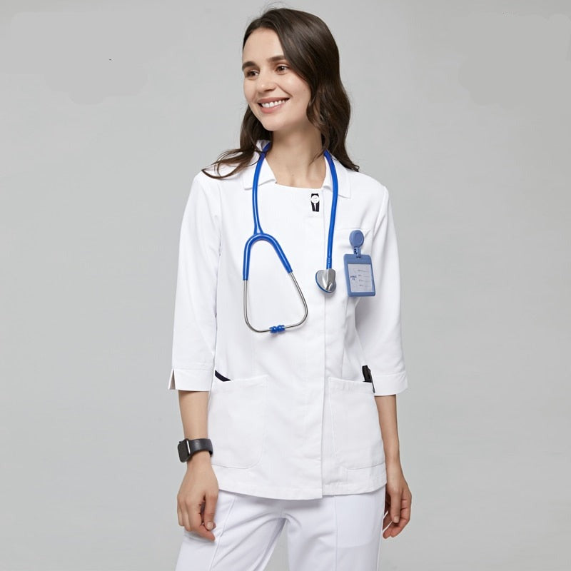 Antibacterial Anti-static with 1% Conductive Nursing Suit - My Store