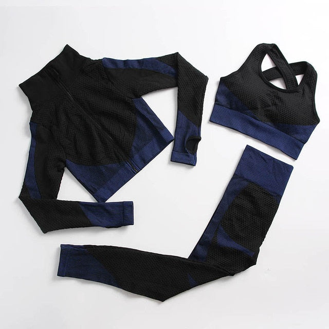 Vital Seamless Set Women Long Sleeve Workout Tracksuit