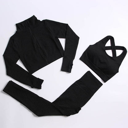 Vital Seamless Set Women Long Sleeve Workout Tracksuit