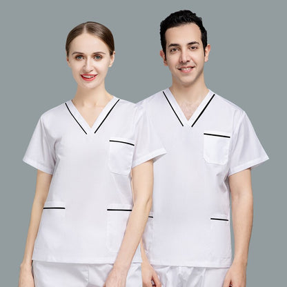 Short Sleeve V Neck + Pants Medical Uniform - My Store