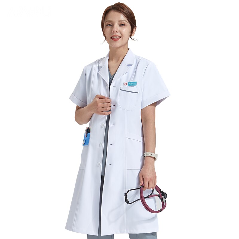 White Medical Polycotton Doctor Nurse Scrubs