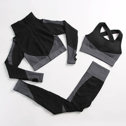 Vital Seamless Set Women Long Sleeve Workout Tracksuit