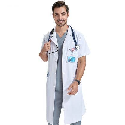 White Medical Polycotton Doctor Nurse Scrubs