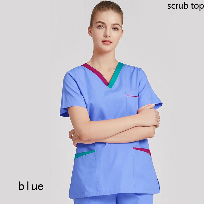 Short Sleeve Medical Uniforms V Neck Workwear - My Store